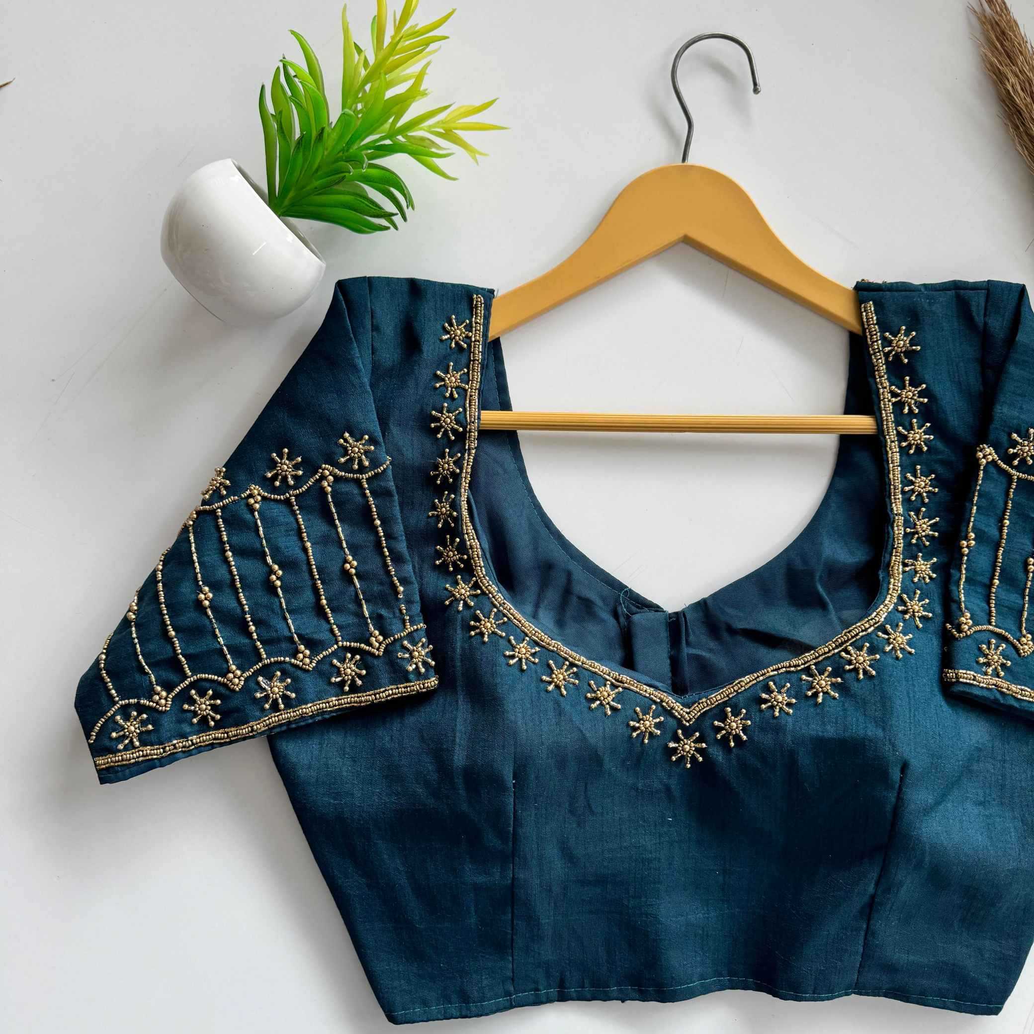 Naarira Kimchi Silk Designer Blouse