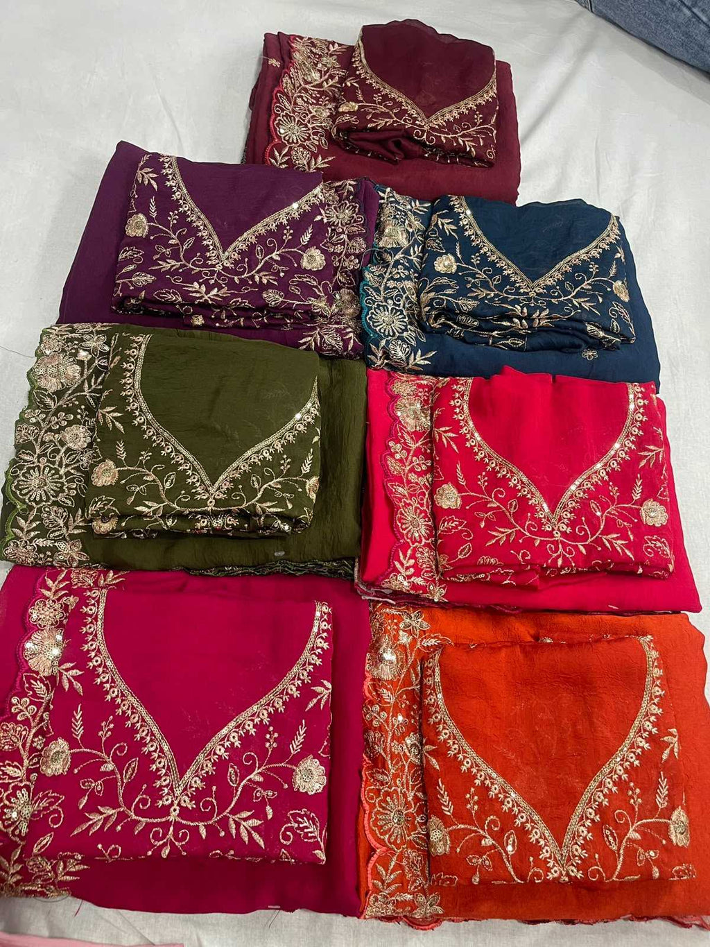 Naarira Laveesha Crunchi Designer Sarees