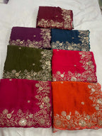 Naarira Laveesha Crunchi Designer Sarees