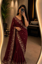 Naarira Laveesha Crunchi Designer Sarees