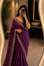 Naarira Laveesha Crunchi Designer Sarees