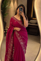 Naarira Laveesha Crunchi Designer Sarees