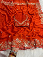 Naarira Laveesha Crunchi Designer Sarees