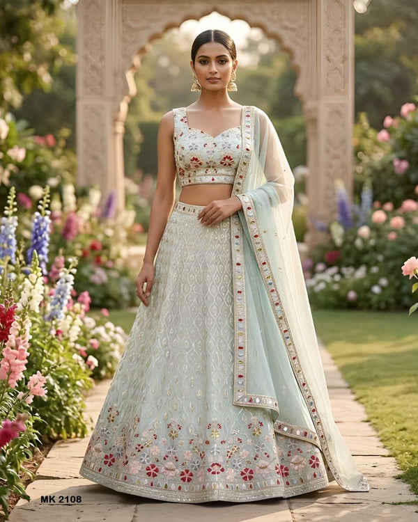 Naarira Faux Georgette Lehenga