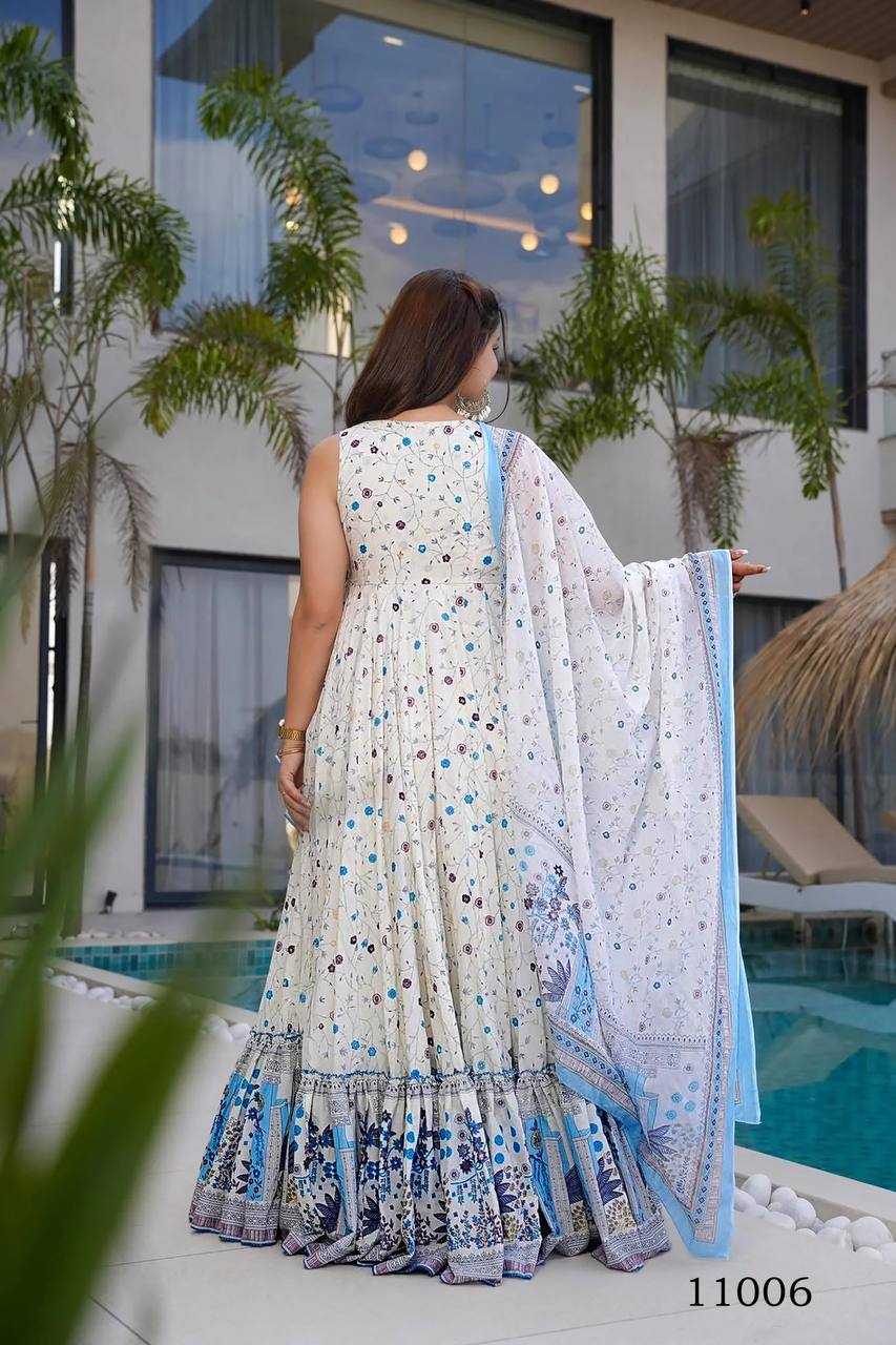 Naarira Heavy Rayon Printed Gown