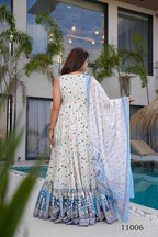 Naarira Heavy Rayon Printed Gown