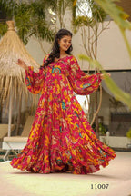 Naarira Heavy Rayon Printed Gown