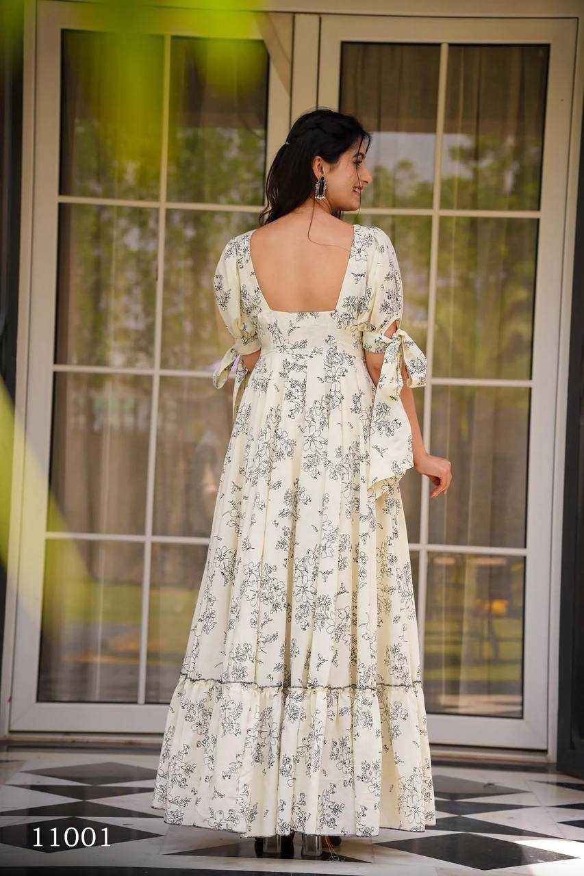 Naarira Heavy Rayon Printed Gown