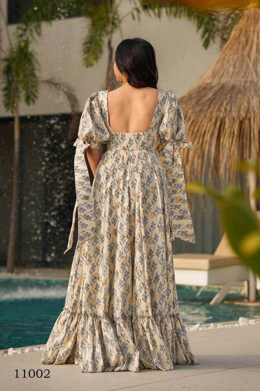 Naarira Heavy Rayon Printed Gown