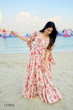 Naarira Heavy Rayon Printed Gown