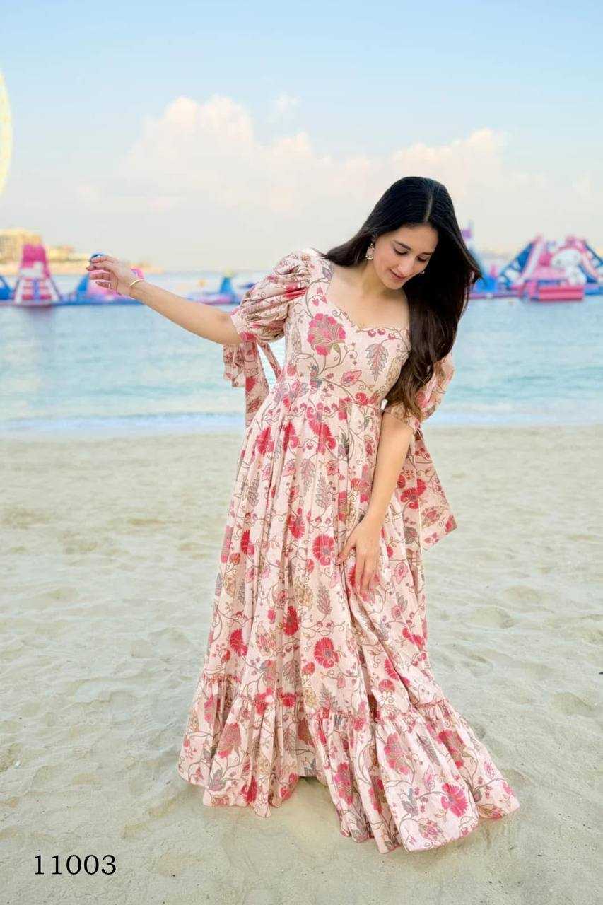 Naarira Heavy Rayon Printed Gown