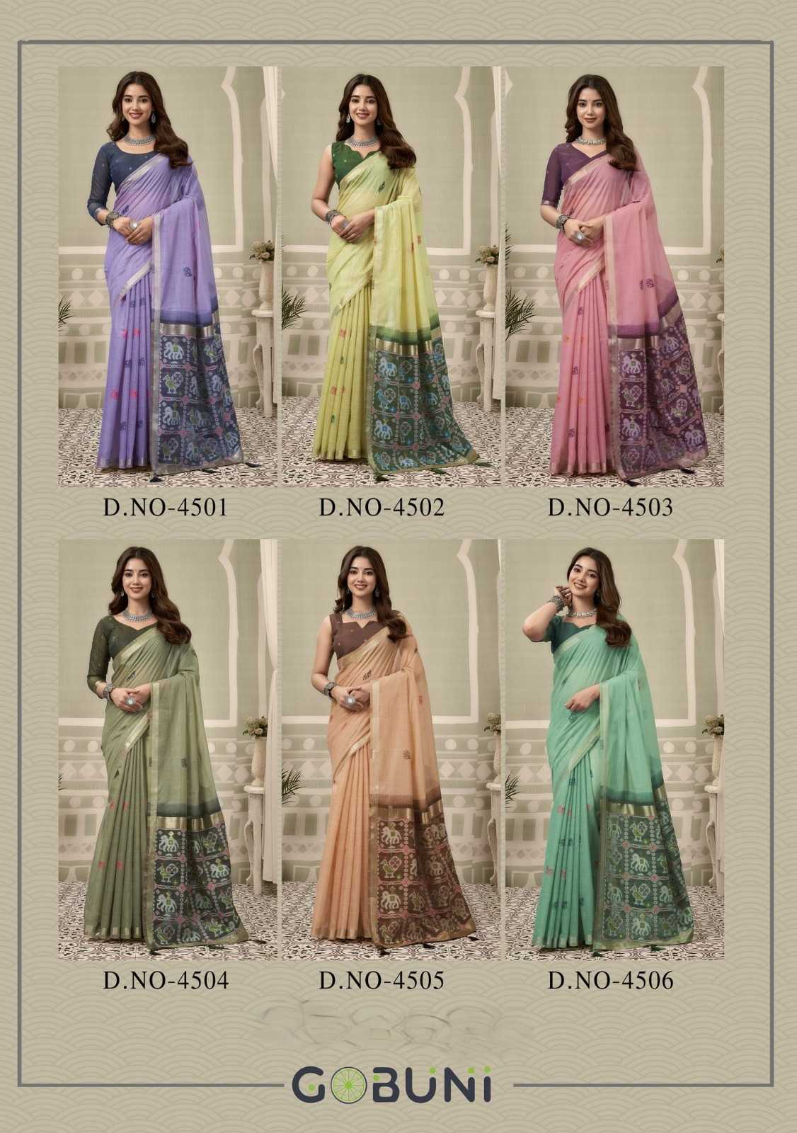 Naarira KESH744 GOBUNI SHANAYA Cotton Fancy Sarees