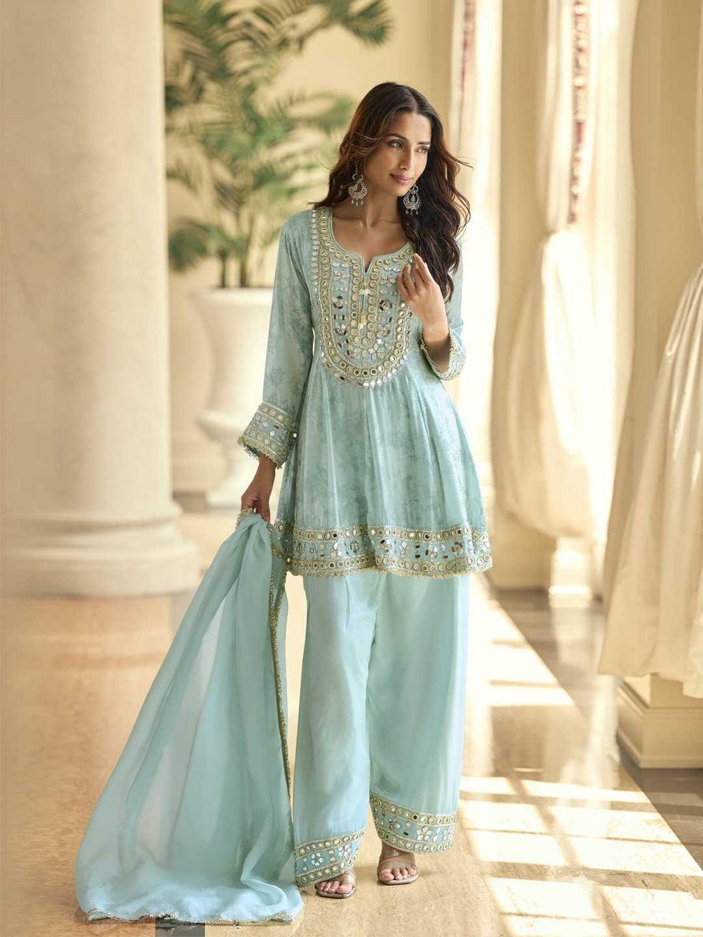 Naarira Jimmy Choo Ladies Silk Suit