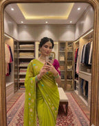 Naarira Chiffon Designer Sarees