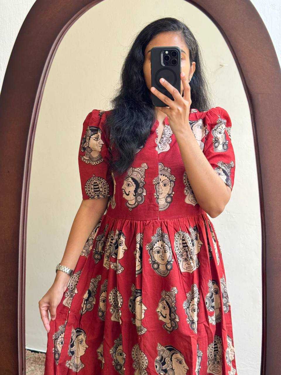 Naarira Kantara Parampara Cotton Printed Gown