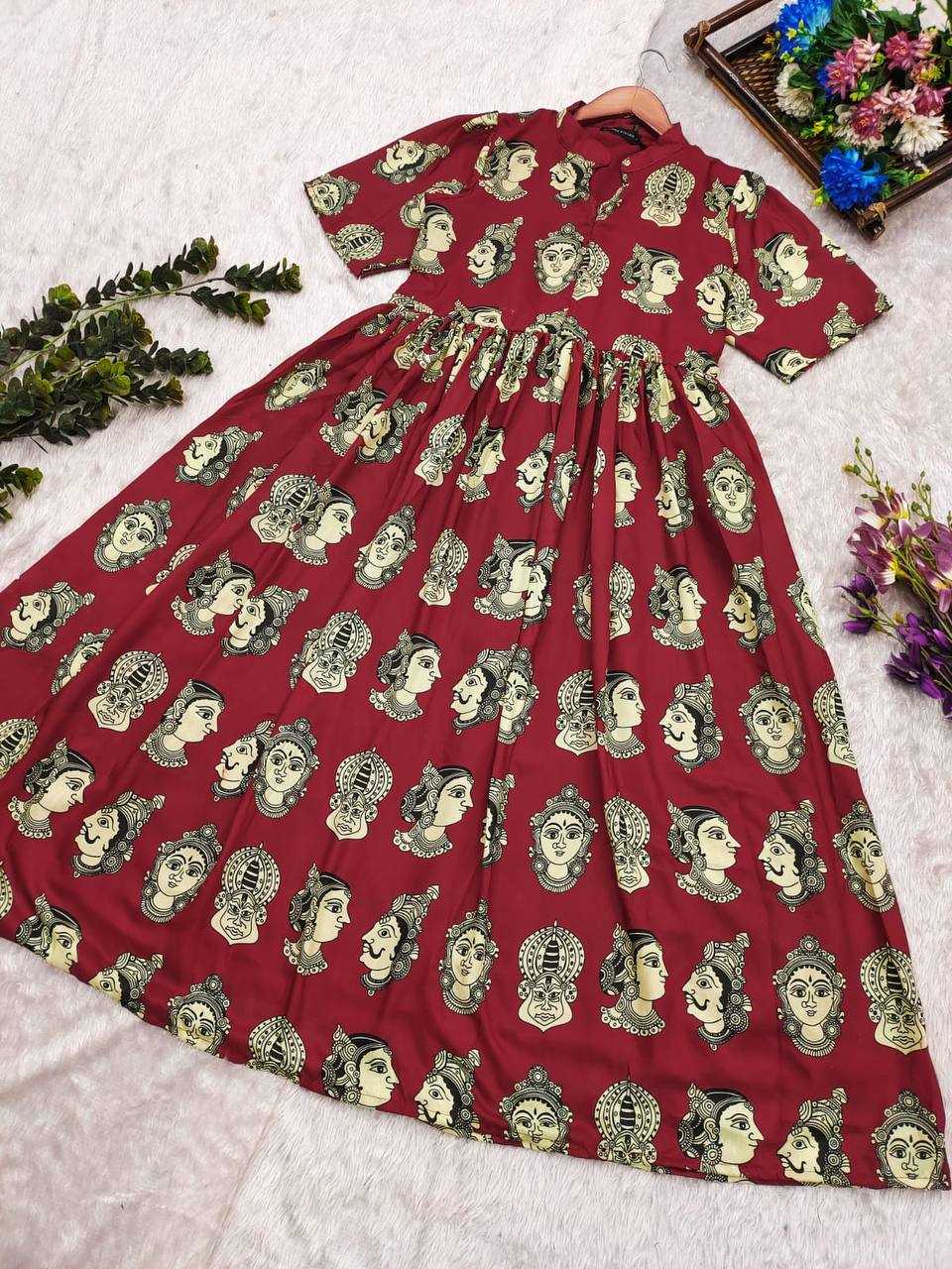 Naarira Kantara Parampara Cotton Printed Gown