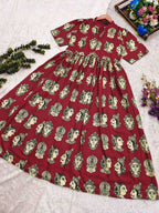 Naarira Kantara Parampara Cotton Printed Gown