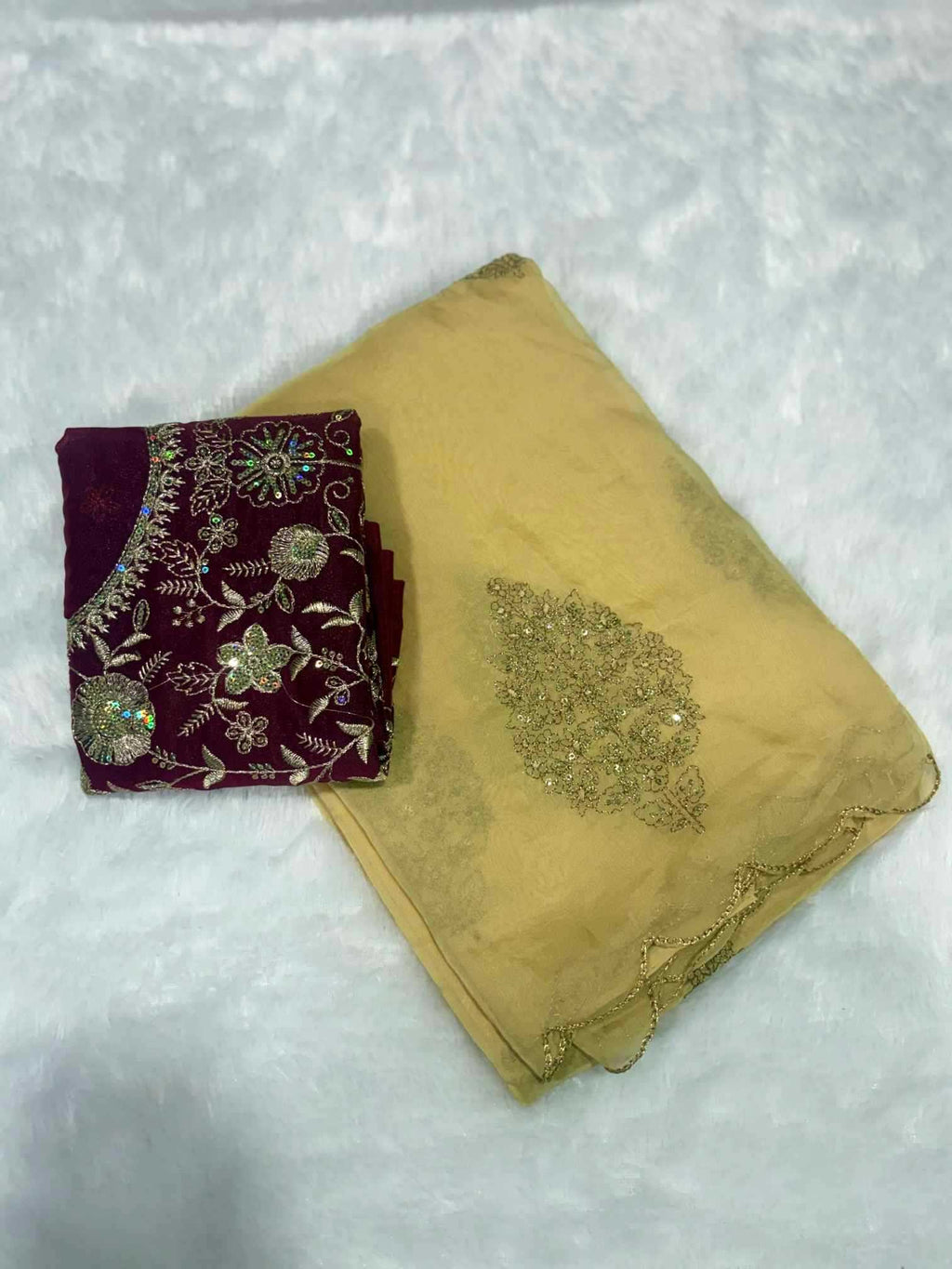 Naarira Naina Organza Designer Saree