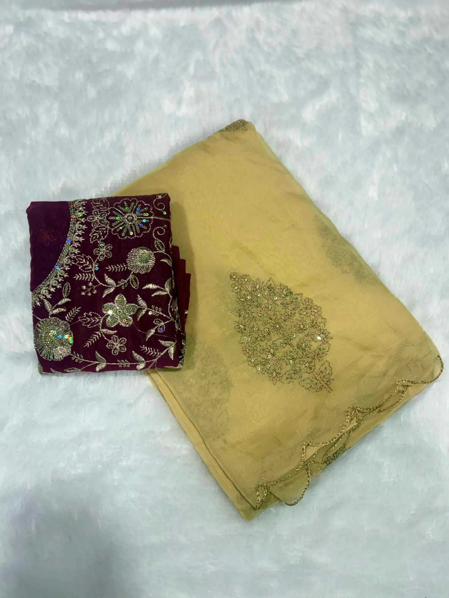 Naarira Naina Organza Designer Saree