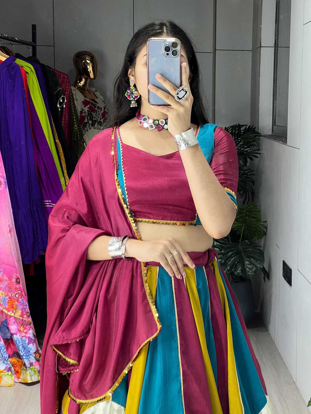 Naarira Chinon Fancy Lehenga