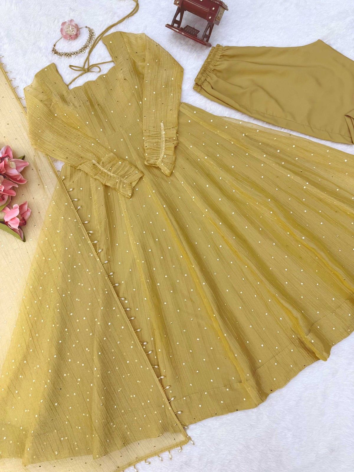 Naarira RIN133 Silk Fancy Gown
