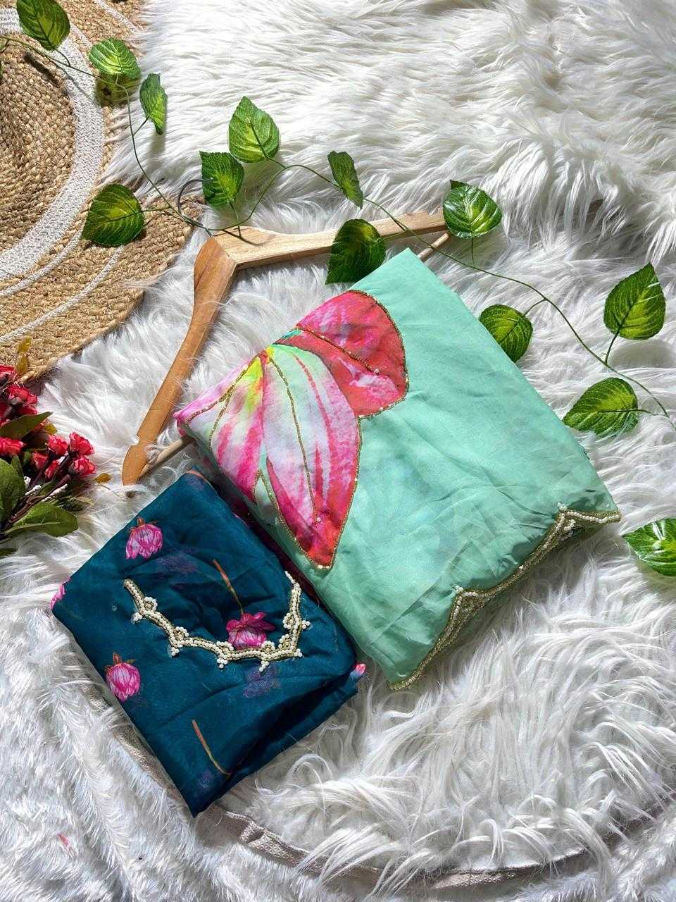 Naarira HAELI Organza Fancy Sarees