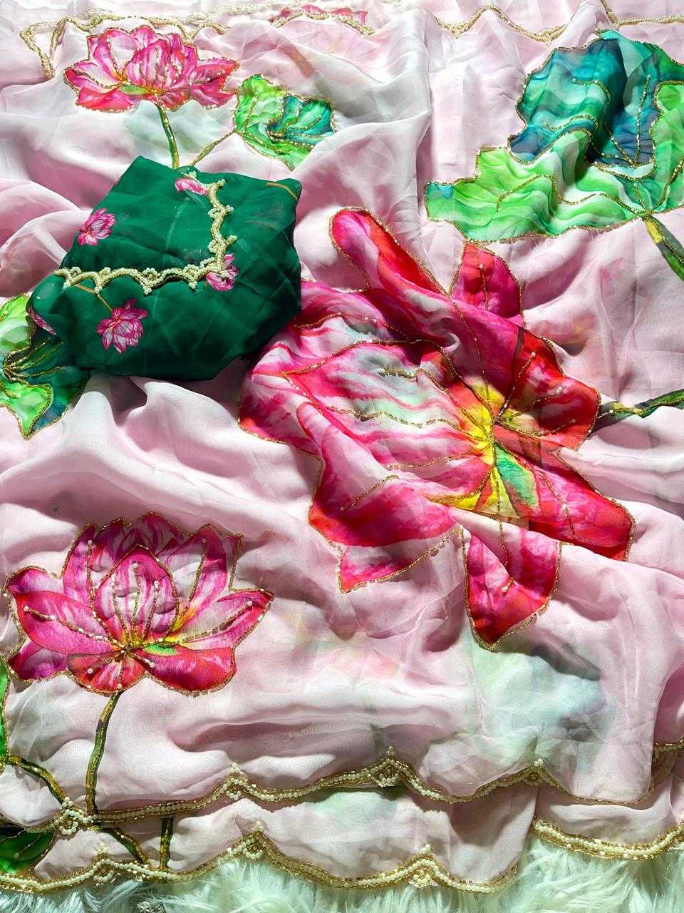 Naarira HAELI Organza Fancy Sarees