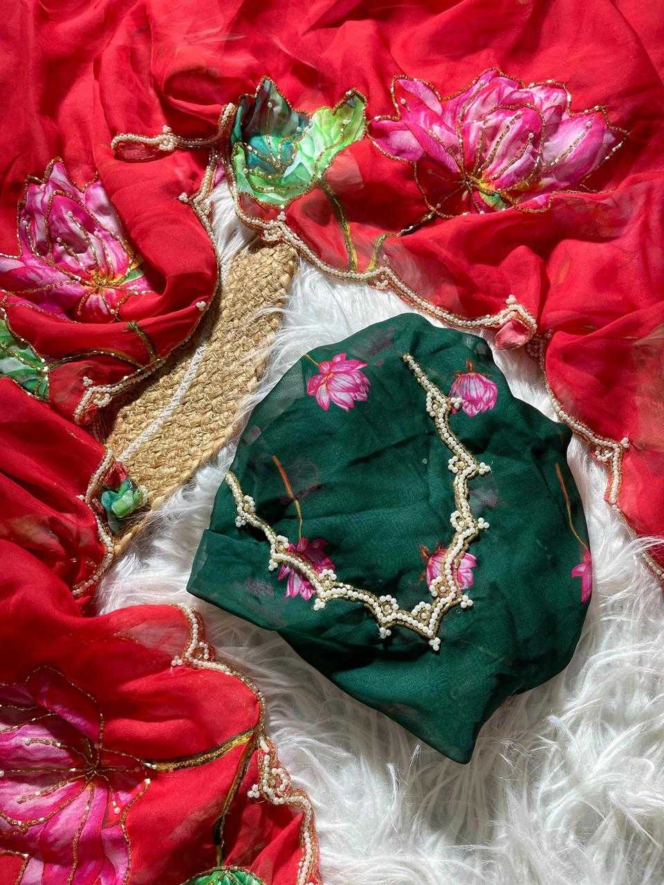 Naarira HAELI Organza Fancy Sarees
