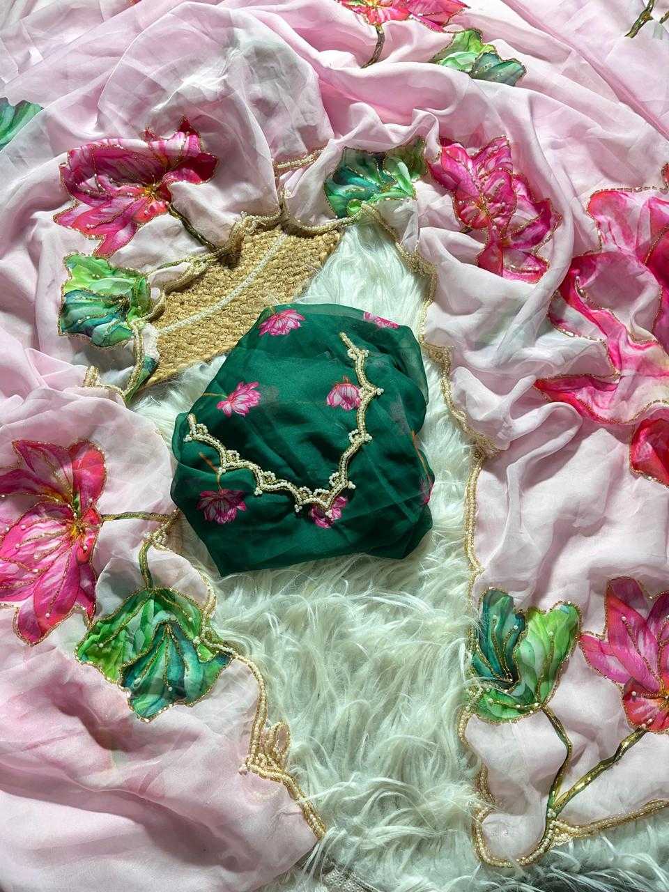 Naarira HAELI Organza Fancy Sarees