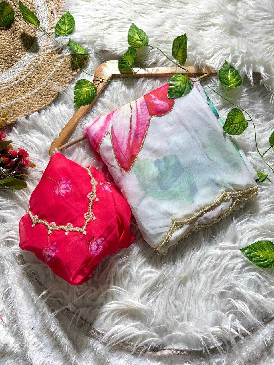 Naarira HAELI Organza Fancy Sarees