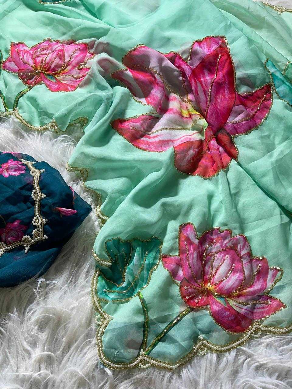 Naarira HAELI Organza Fancy Sarees