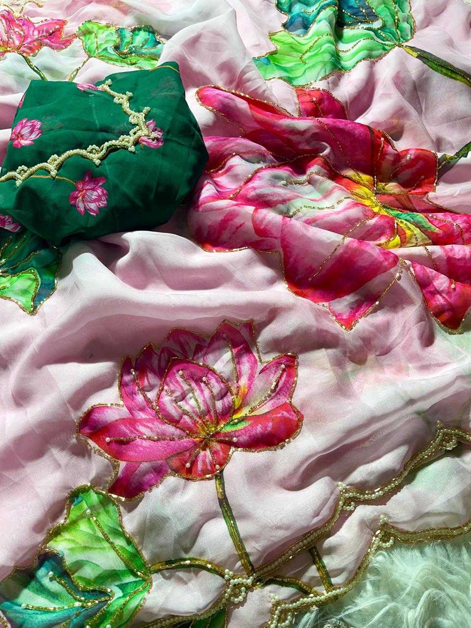 Naarira HAELI Organza Fancy Sarees