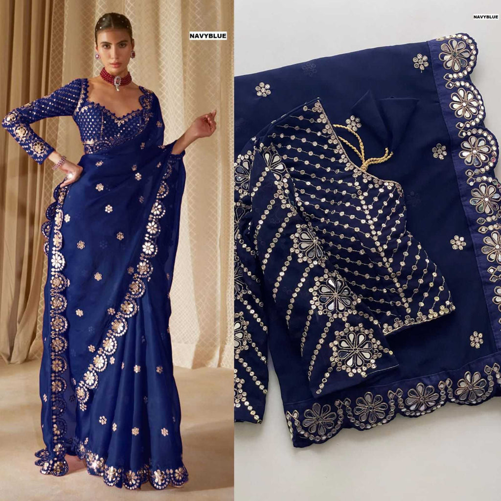 MEGHANA Georgette Designer Sarees
