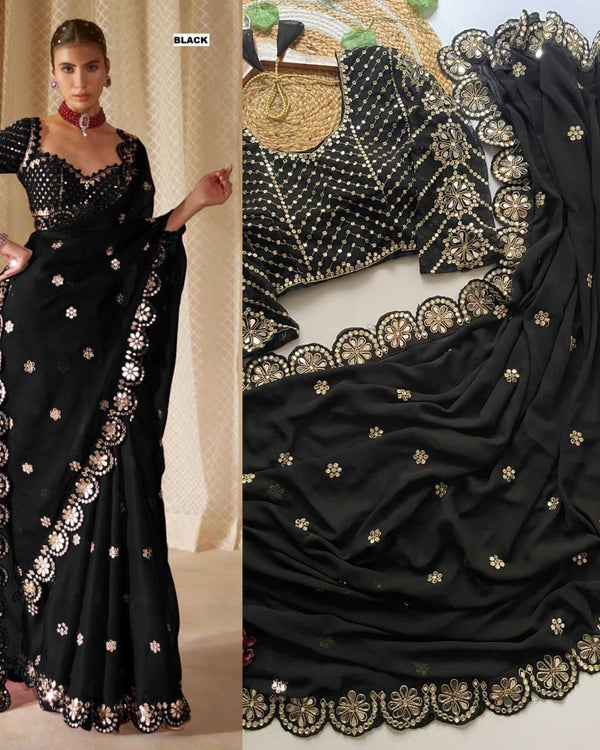 MEGHANA Georgette Designer Sarees