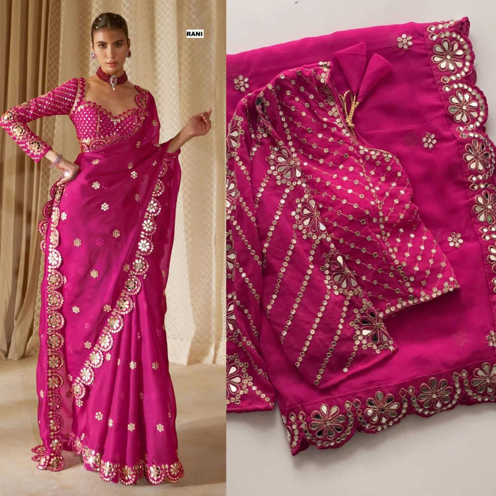 MEGHANA Georgette Designer Sarees