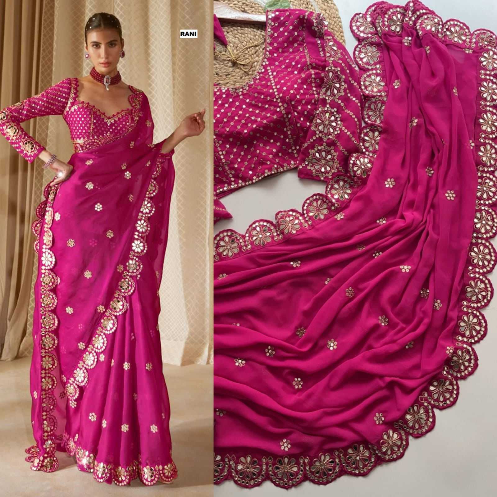 MEGHANA Georgette Designer Sarees
