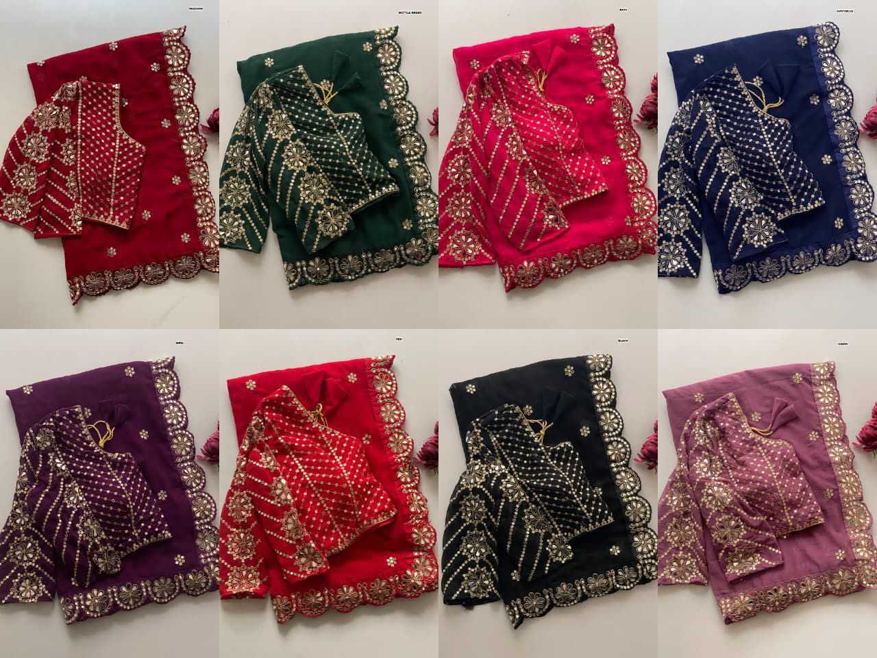MEGHANA Georgette Designer Sarees