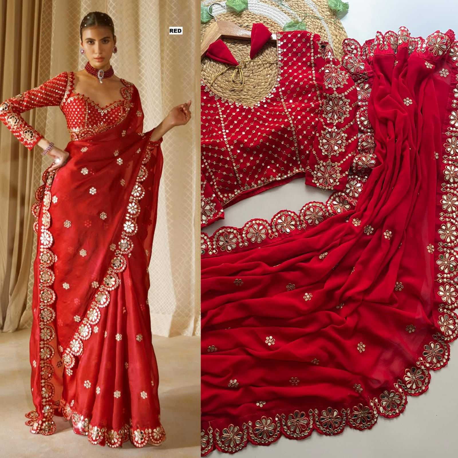 MEGHANA Georgette Designer Sarees