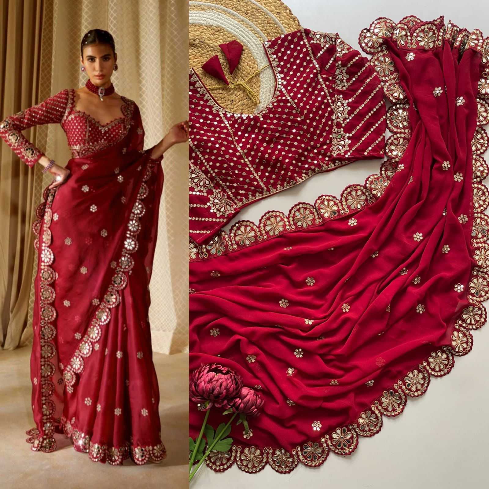 MEGHANA Georgette Designer Sarees