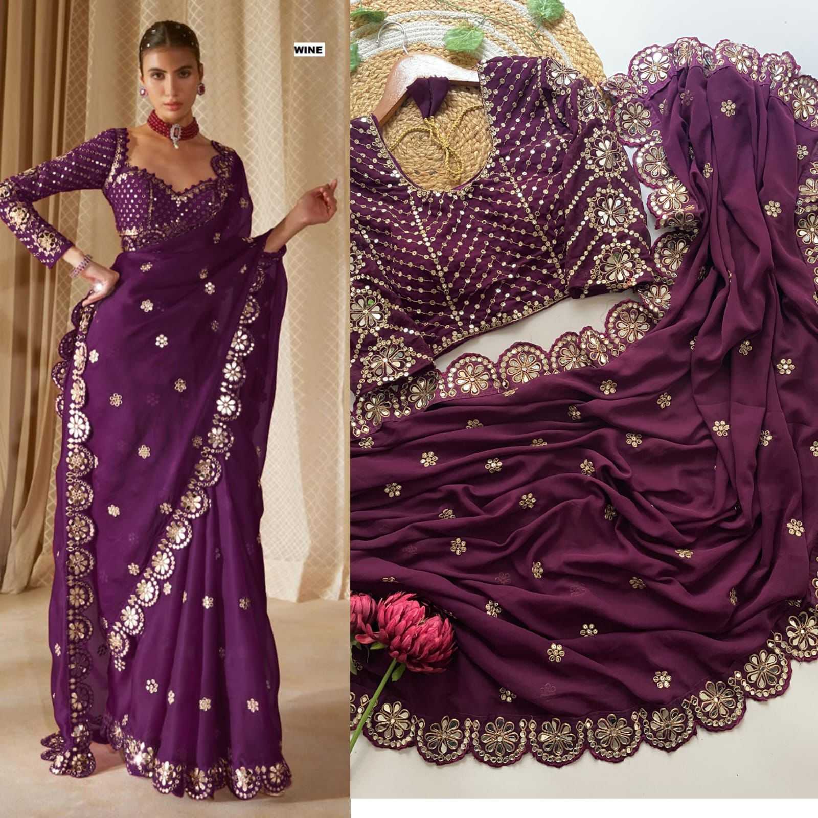 MEGHANA Georgette Designer Sarees