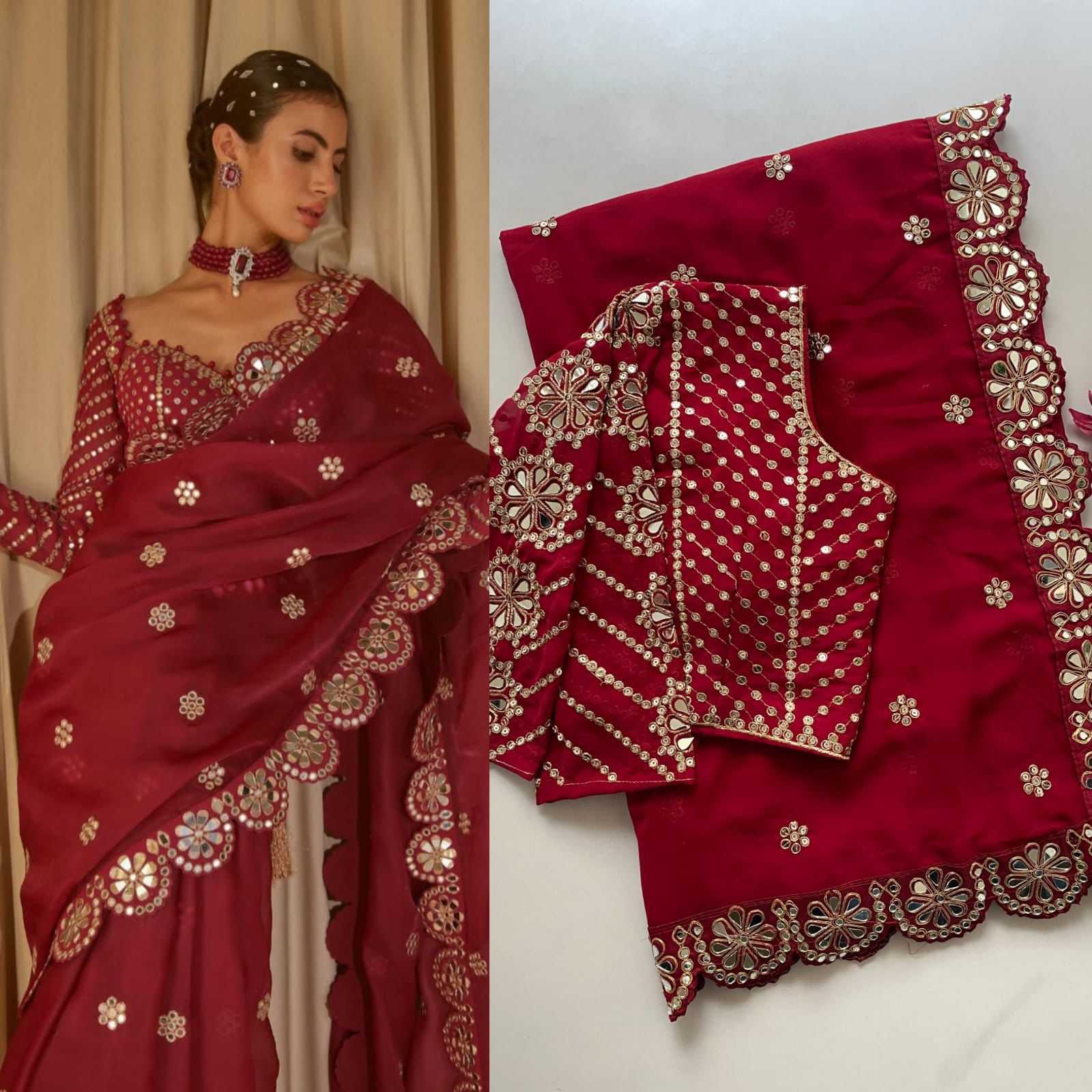 MEGHANA Georgette Designer Sarees