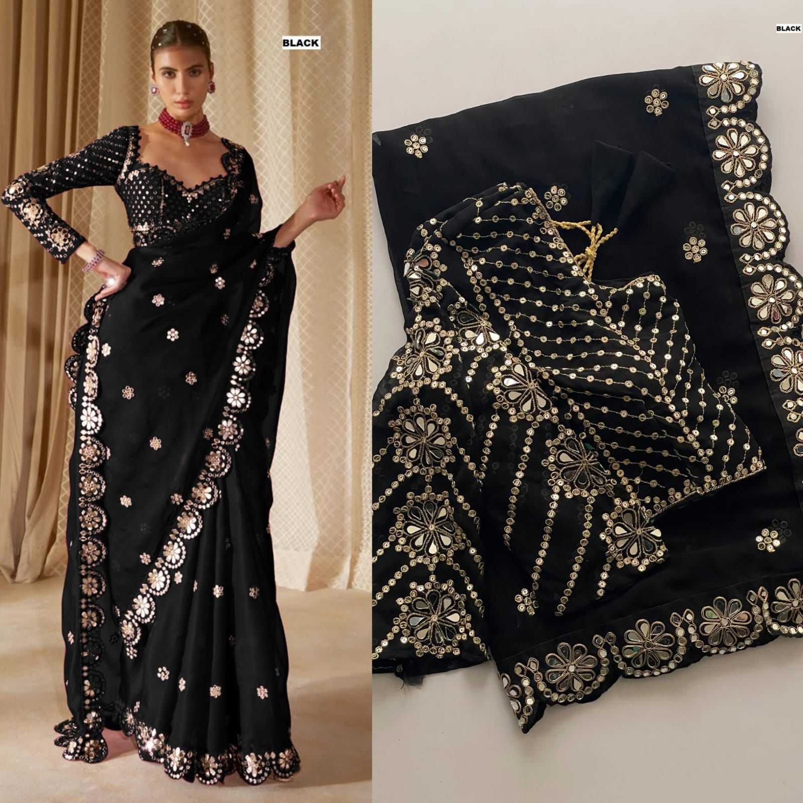 MEGHANA Georgette Designer Sarees