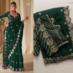 MEGHANA Georgette Designer Sarees