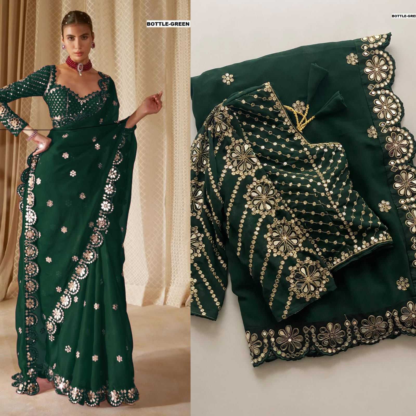 MEGHANA Georgette Designer Sarees
