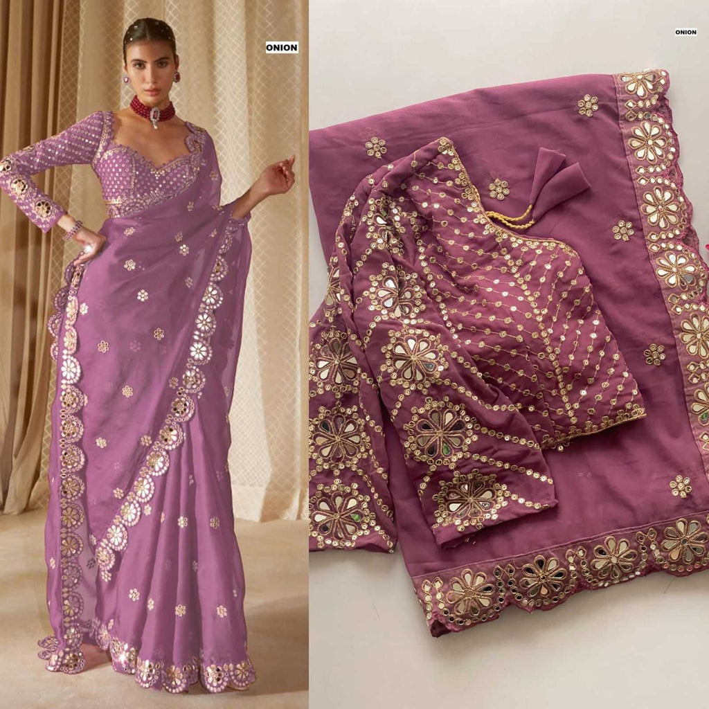 MEGHANA Georgette Designer Sarees