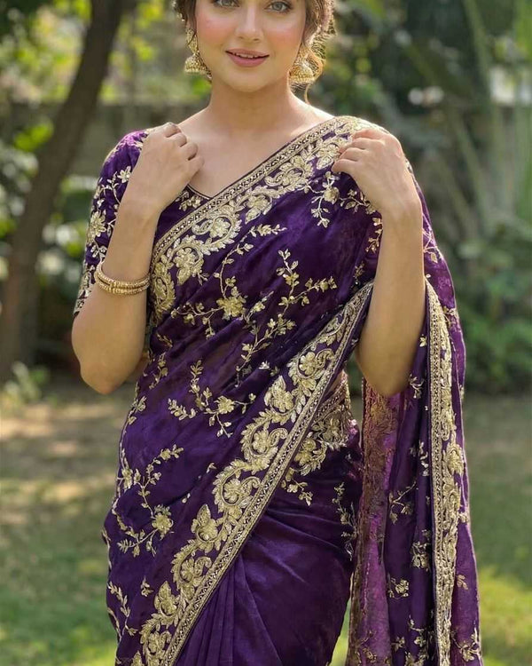 Naarira PAYAL Satin Silk Soft Silk Sarees - alternate view