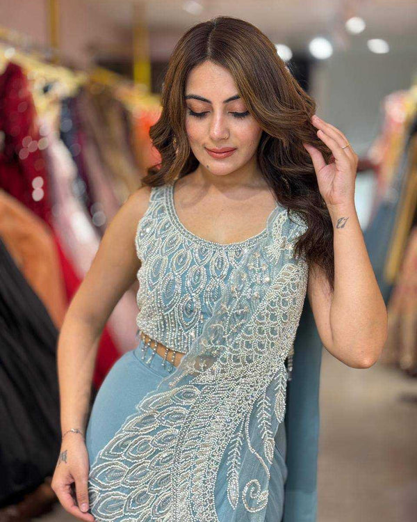 Naarira Rangoli Silk Ready-to-Wear Saree