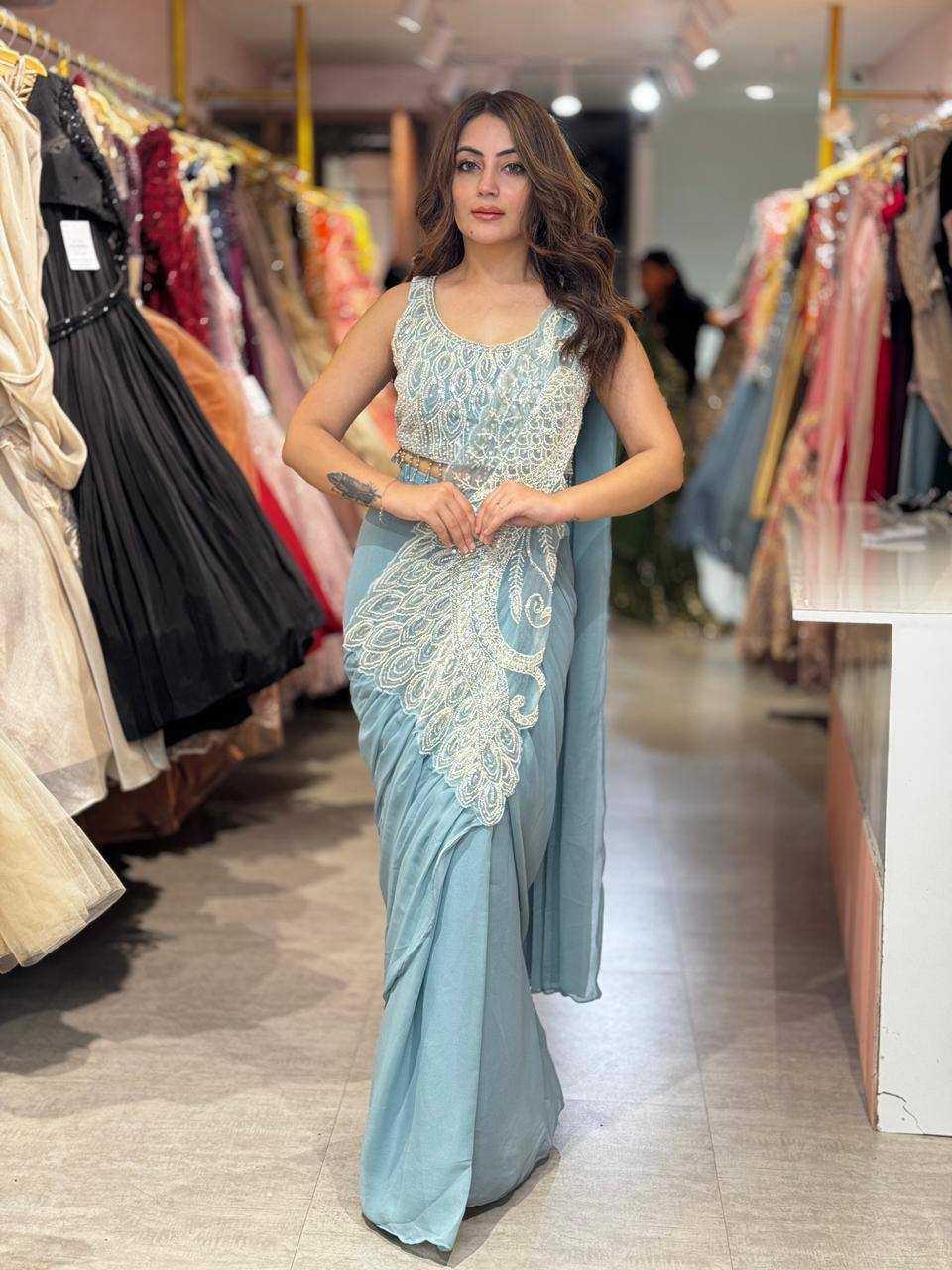 Naarira Rangoli Silk Ready-to-Wear Saree