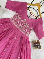 Naarira Pure Cotton Embroidered Gown