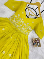 Naarira Pure Cotton Embroidered Gown
